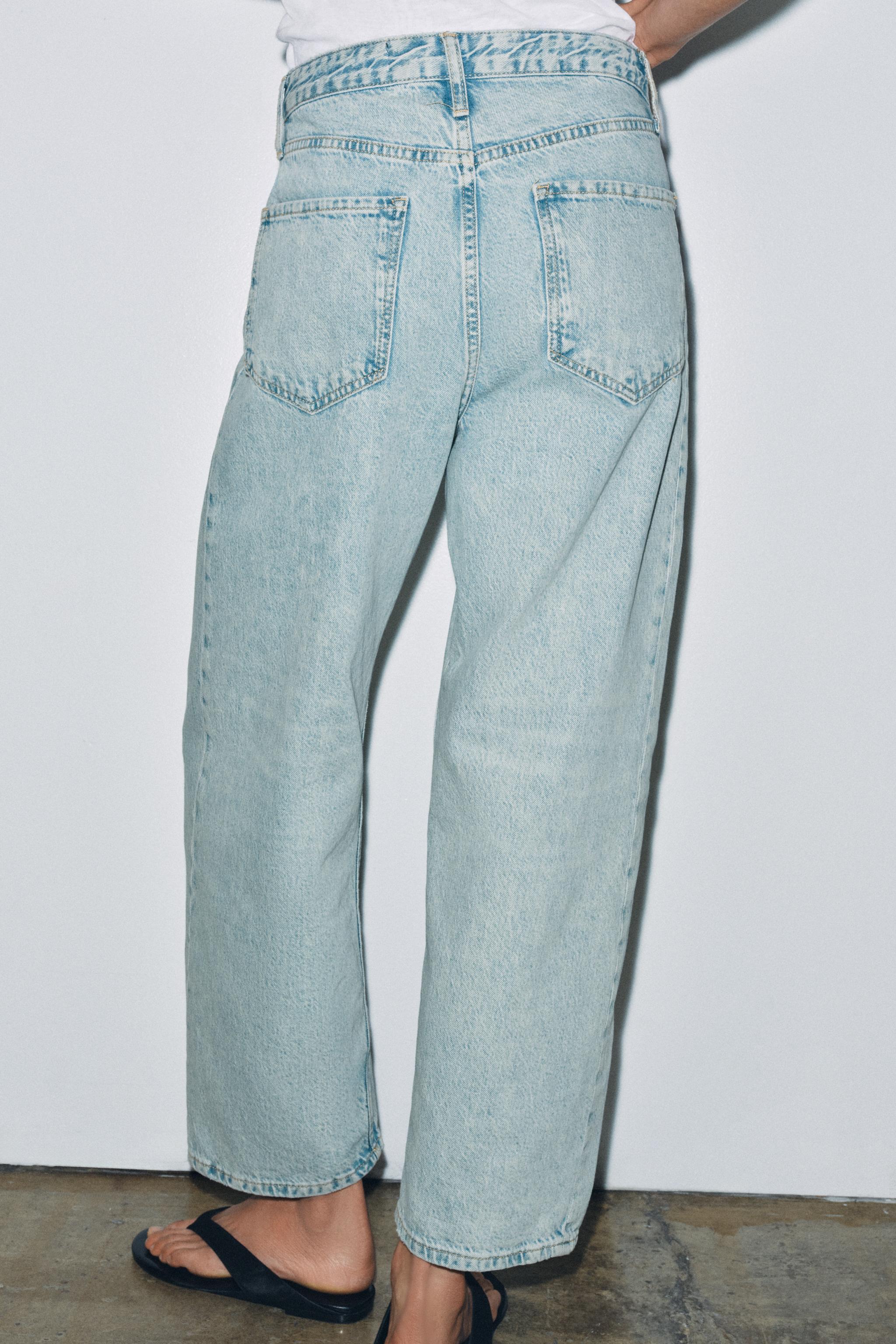ZW COLLECTION ANKLE RELAXED MID-RISE JEANS